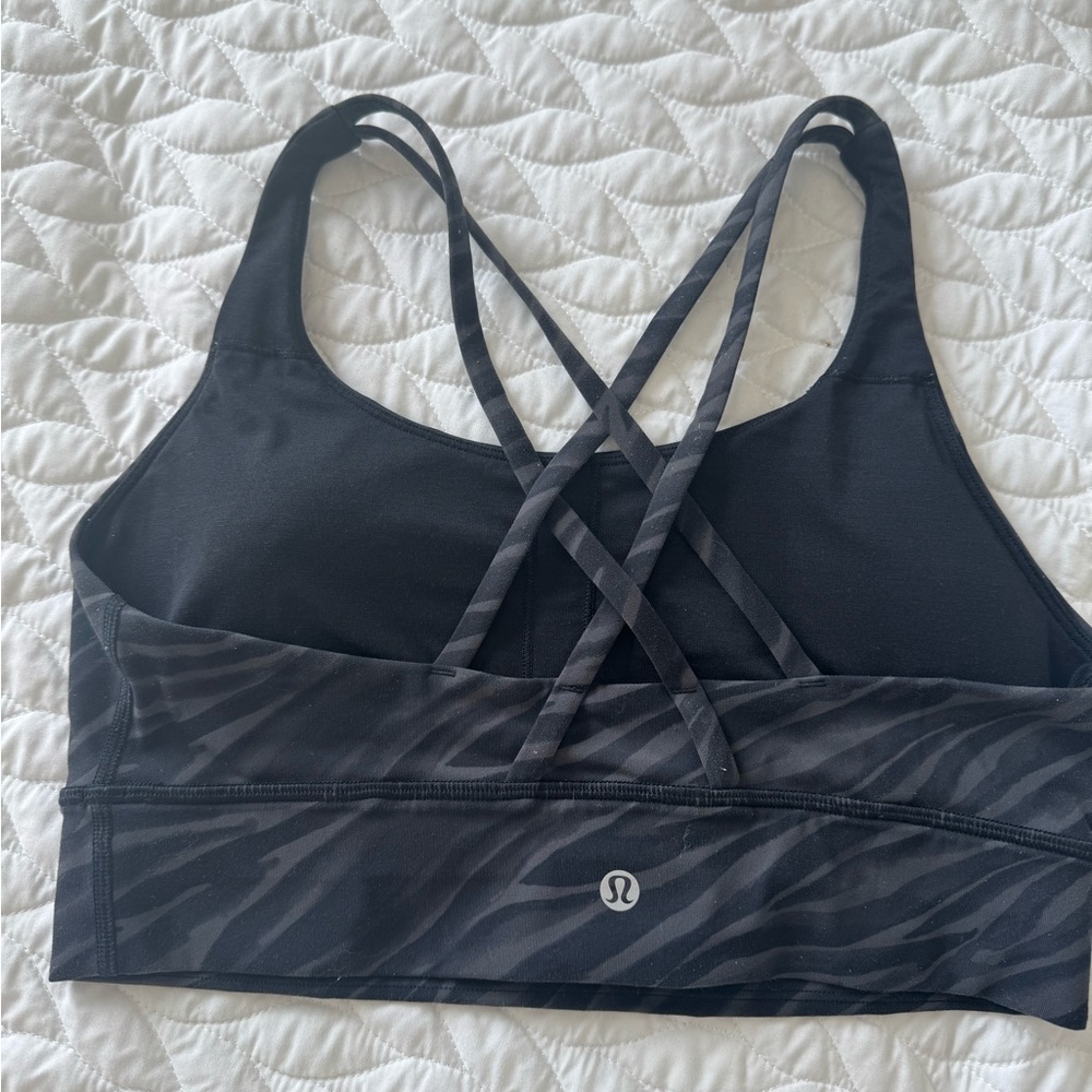 lululemon athletica Black Strappy Sports Bra